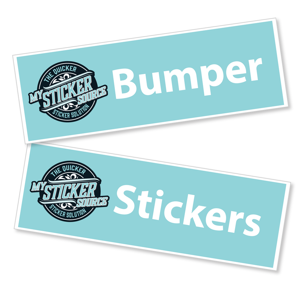 11.5" x 3" Bumper Sticker
